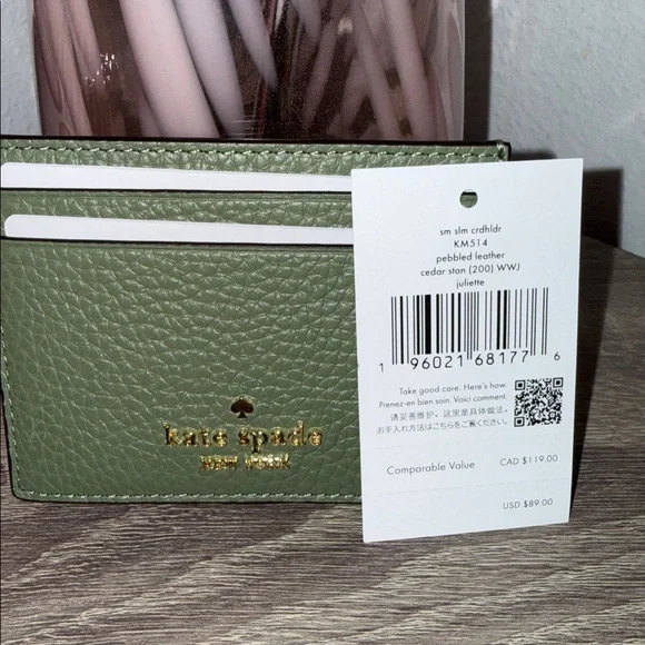 Kate Spade Juliette Cedar Stan Card Holder - Picture 6 of 10